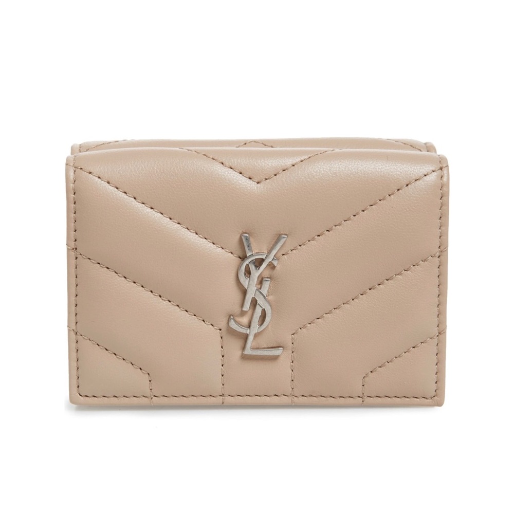 Saint Laurent YSL Loulou Matelassé Leather wallet